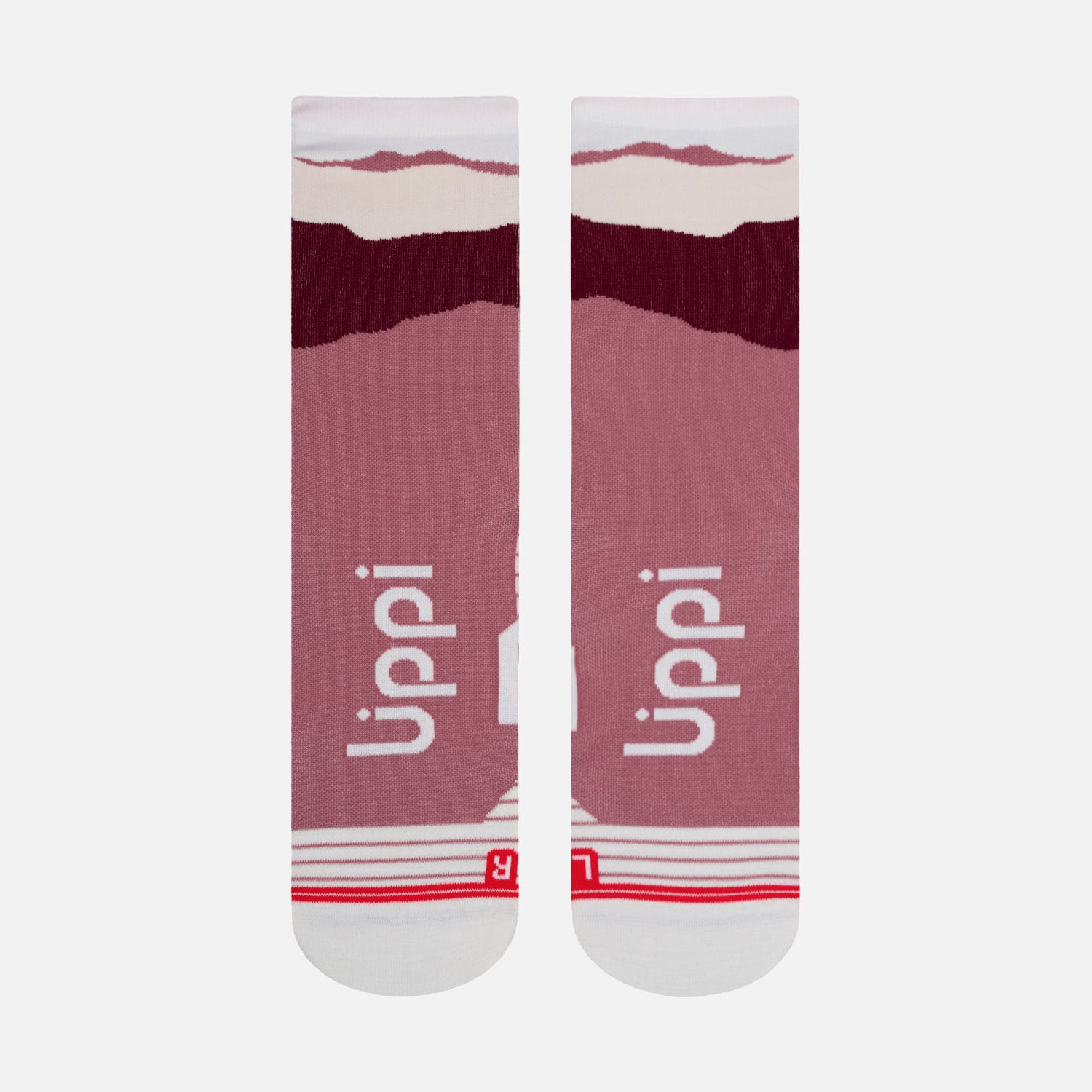 CALCETIN MUJER ANDES RUN SOCKS MID ROSA OSCURO LIPPI I26 - 2