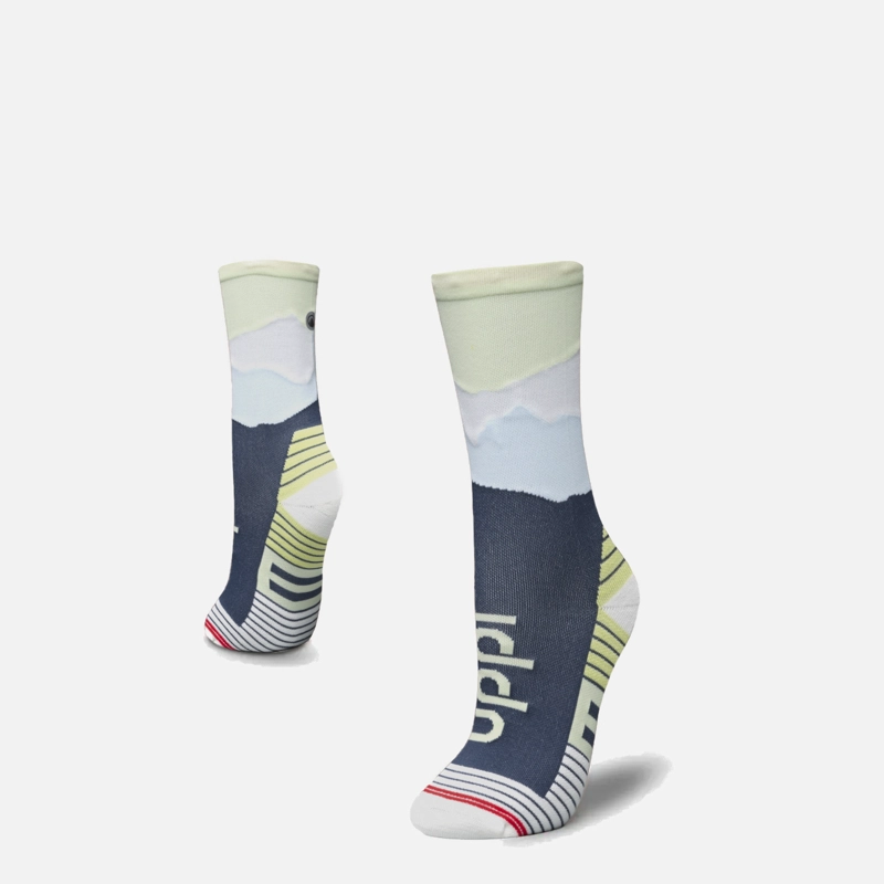 CALCETIN MUJER ANDES RUN SOCKS MID AZUL MARINO LIPPI I26 - 1