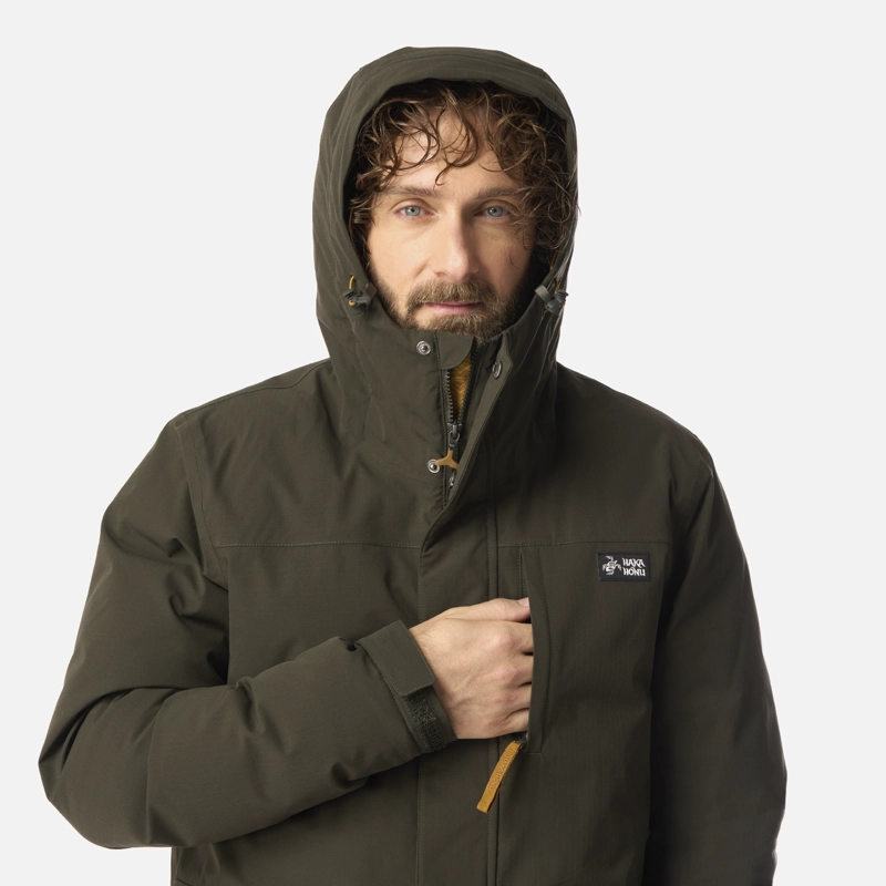 CHAQUETA HOMBRE DILUVIO VERDE MILITAR HAKA HONU - 4