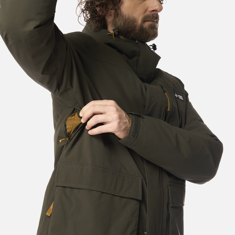 CHAQUETA HOMBRE DILUVIO VERDE MILITAR HAKA HONU - 5