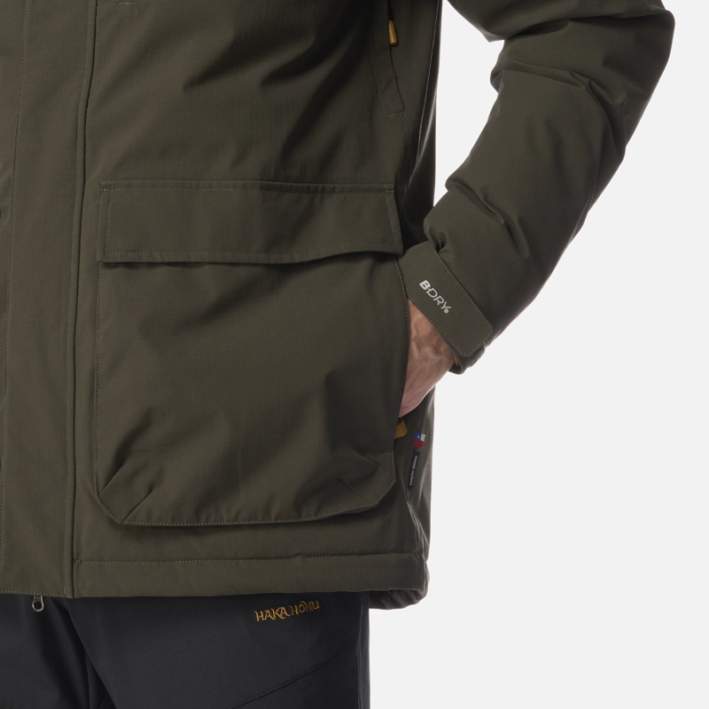 CHAQUETA HOMBRE DILUVIO VERDE MILITAR HAKA HONU - 7