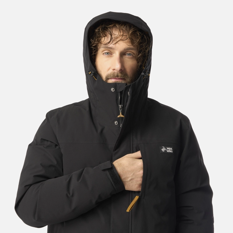 CHAQUETA HOMBRE DILUVIO NEGRO HAKA HONU - 4