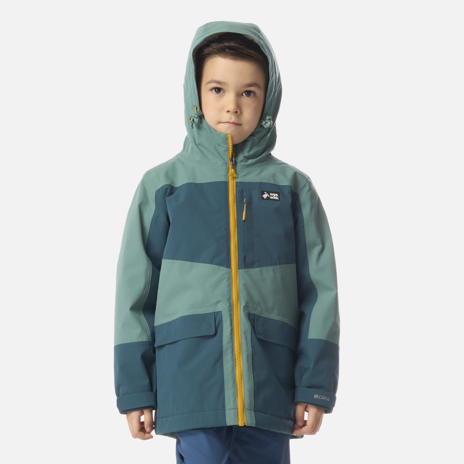 CHAQUETA NIÑO MINI DILUVIO TURQUESA HAKA HONU I26 - 1
