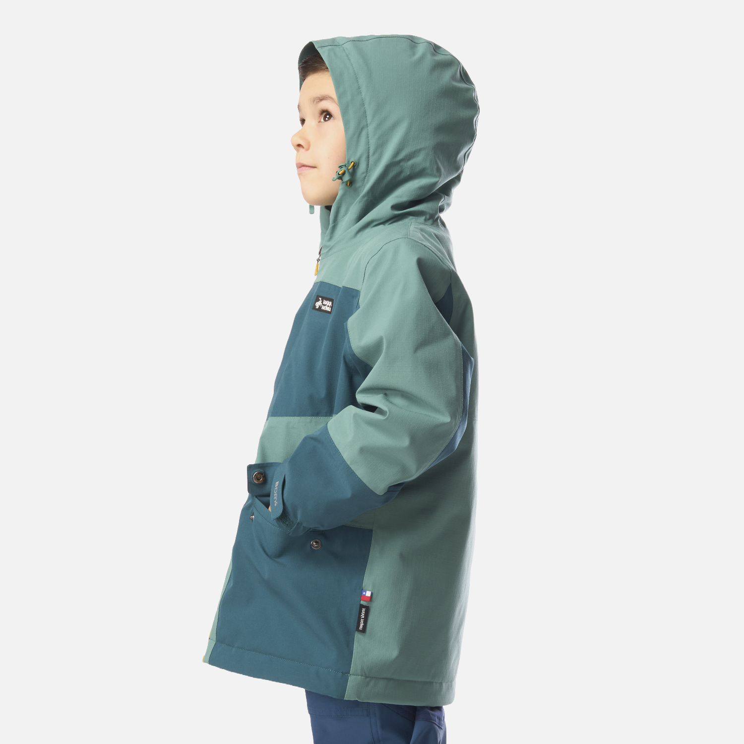 CHAQUETA NIÑO MINI DILUVIO TURQUESA HAKA HONU I26 - 2