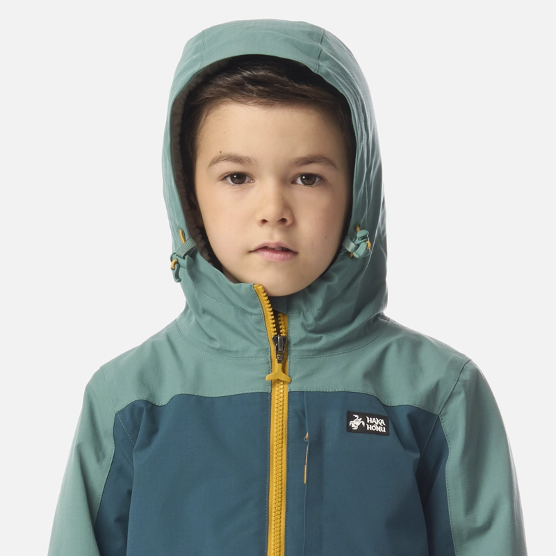 CHAQUETA NIÑO MINI DILUVIO TURQUESA HAKA HONU I26 - 4