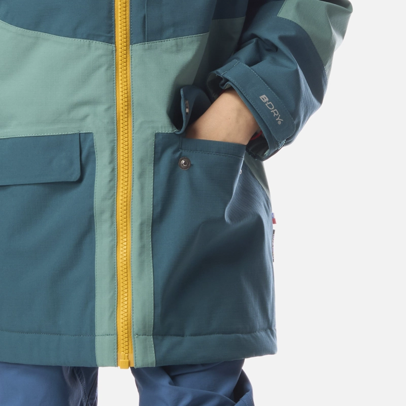CHAQUETA NIÑO MINI DILUVIO TURQUESA HAKA HONU I26 - 5