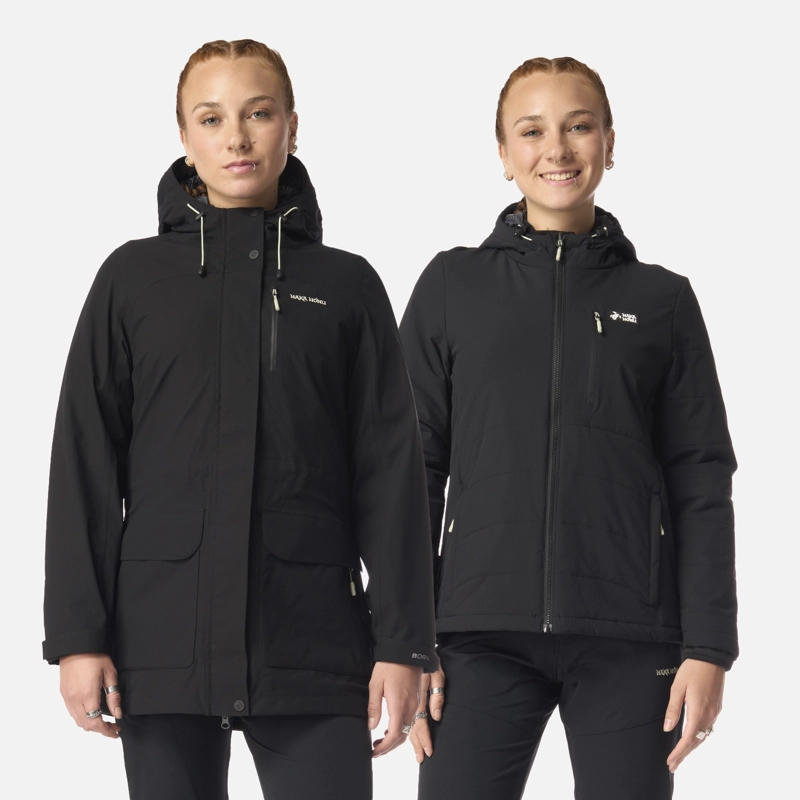 CHAQUETA MUJER PERRO GUAPO PRO NEGRO HAKA HONU - 1