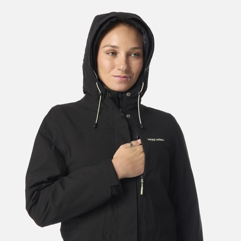 CHAQUETA MUJER PERRO GUAPO PRO NEGRO HAKA HONU - 5