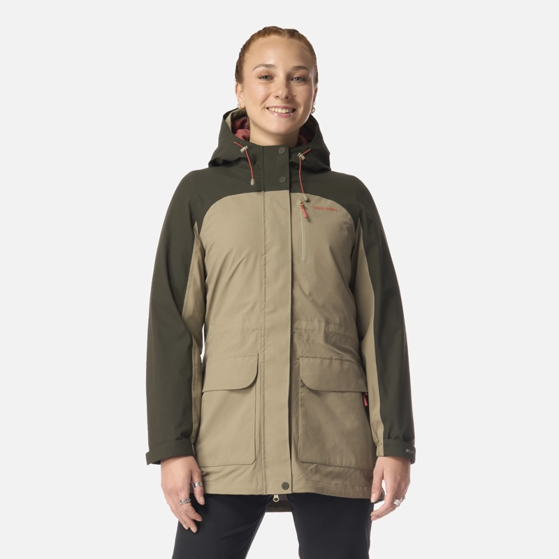 CHAQUETA MUJER PERRO GUAPO PRO VERDE OLIVA HAKA HONU - 2