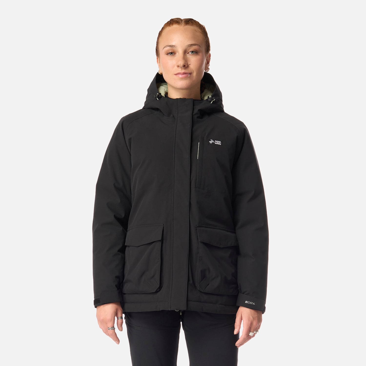 HAKA HONU CHAQUETA MUJER DILUVIO NEGRO HAKA HONU I26