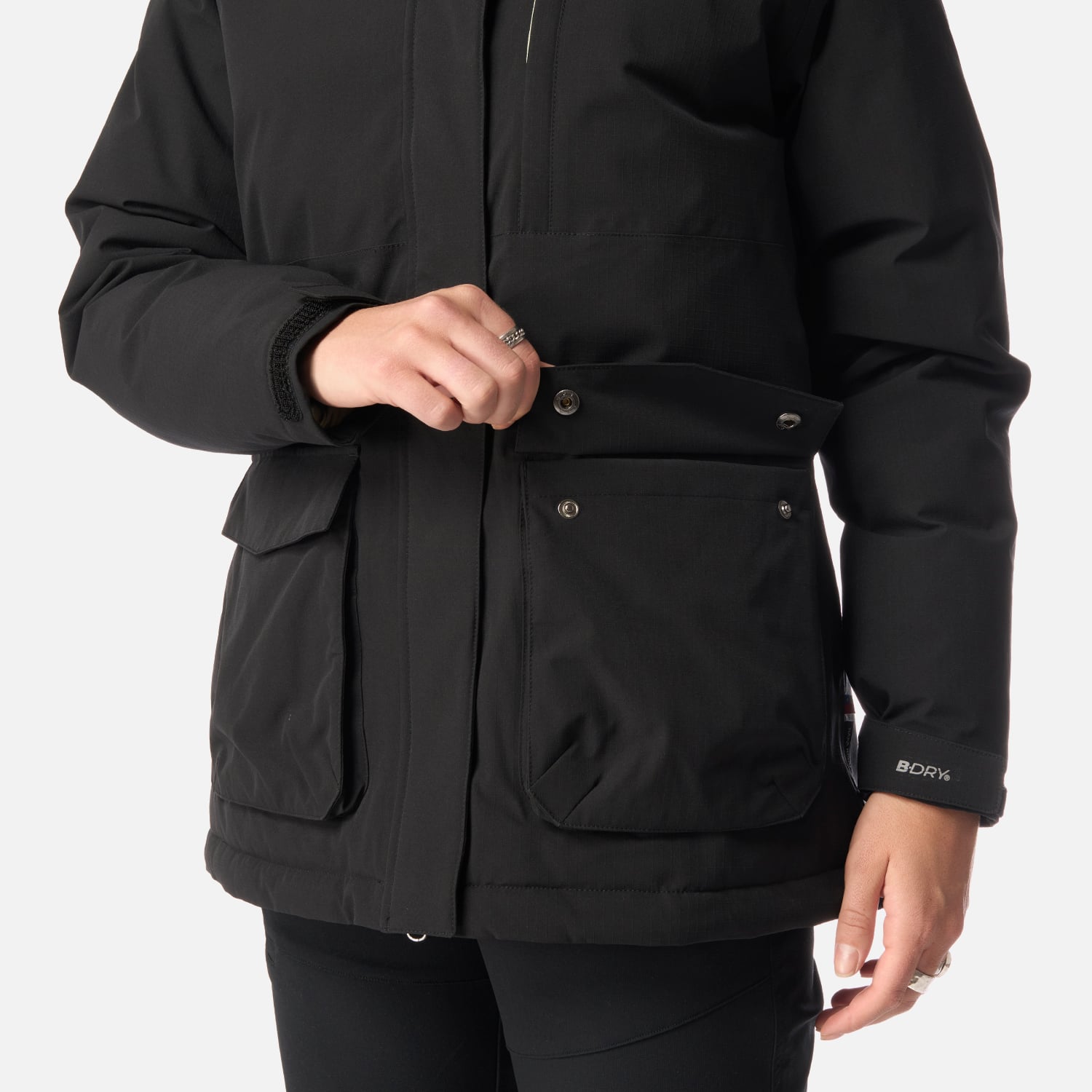 CHAQUETA MUJER DILUVIO NEGRO HAKA HONU I26 - 6