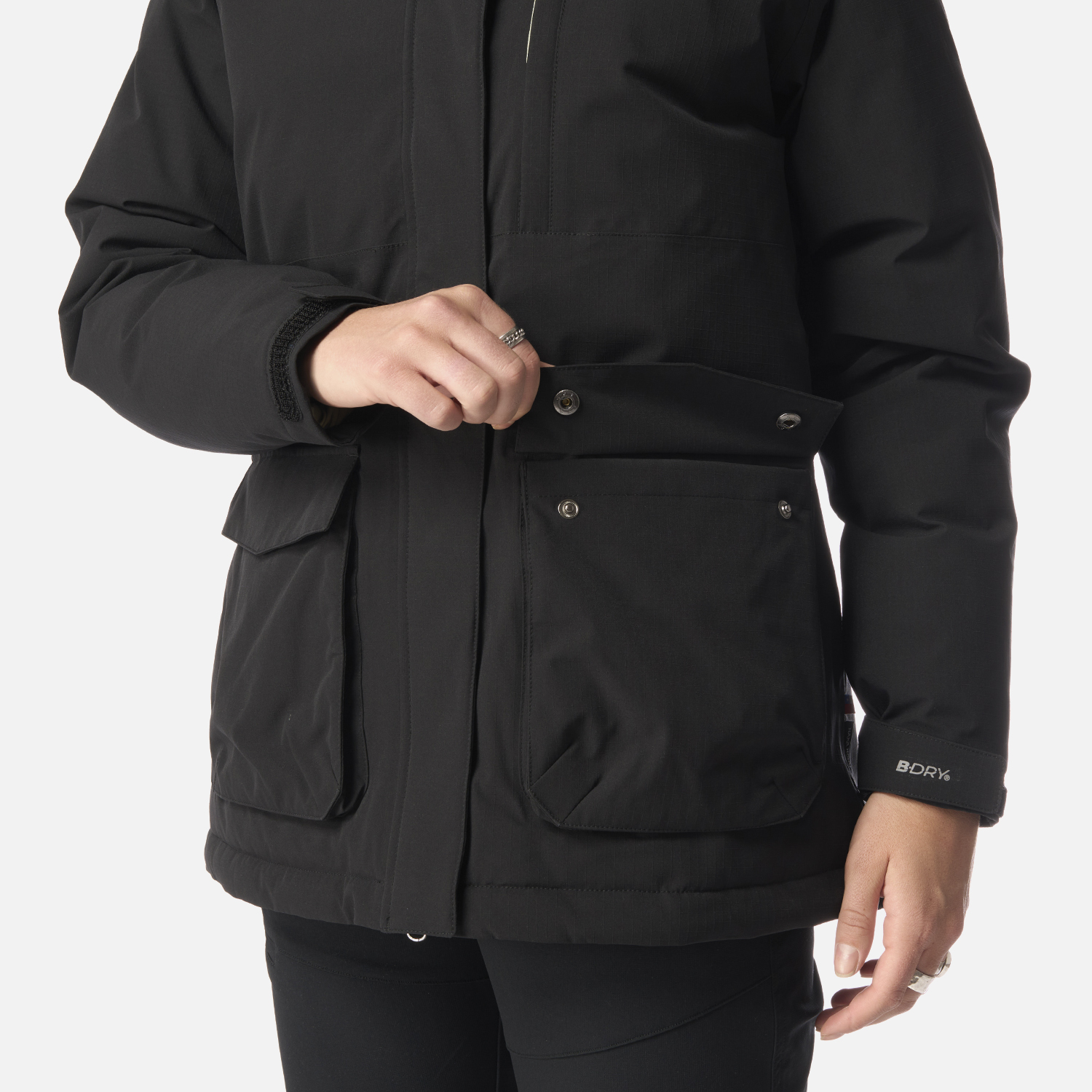CHAQUETA MUJER DILUVIO NEGRO HAKA HONU I26 - 6