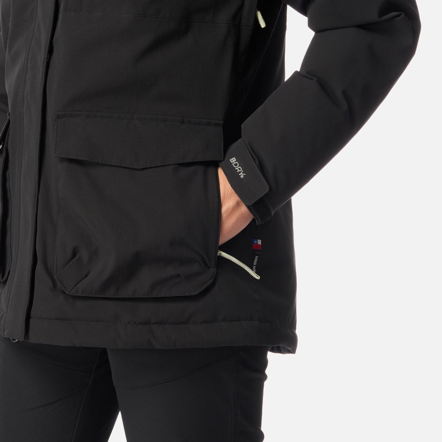 CHAQUETA MUJER DILUVIO NEGRO HAKA HONU I26 - 7