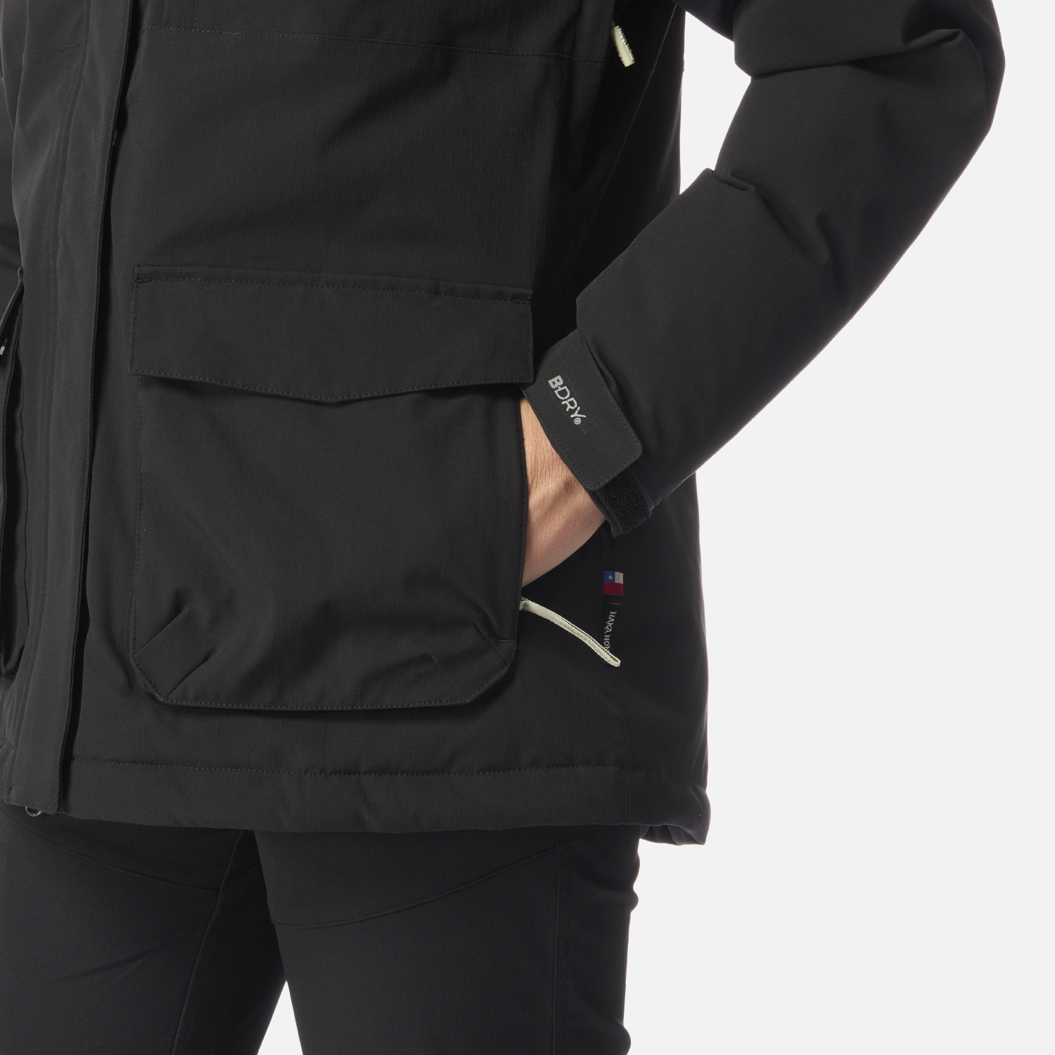 CHAQUETA MUJER DILUVIO NEGRO HAKA HONU I26 - 7