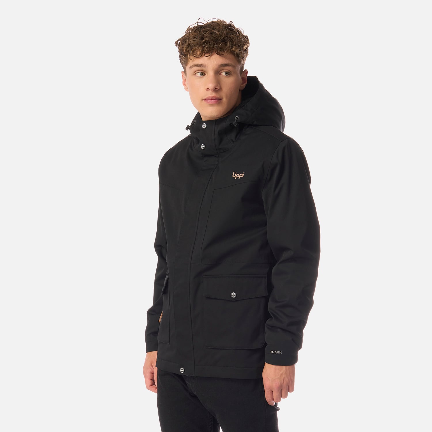 CHAQUETA TEEN BOY ROBLE B-DRY HOODY JACKET NEGRO LIPPI I26 - 2