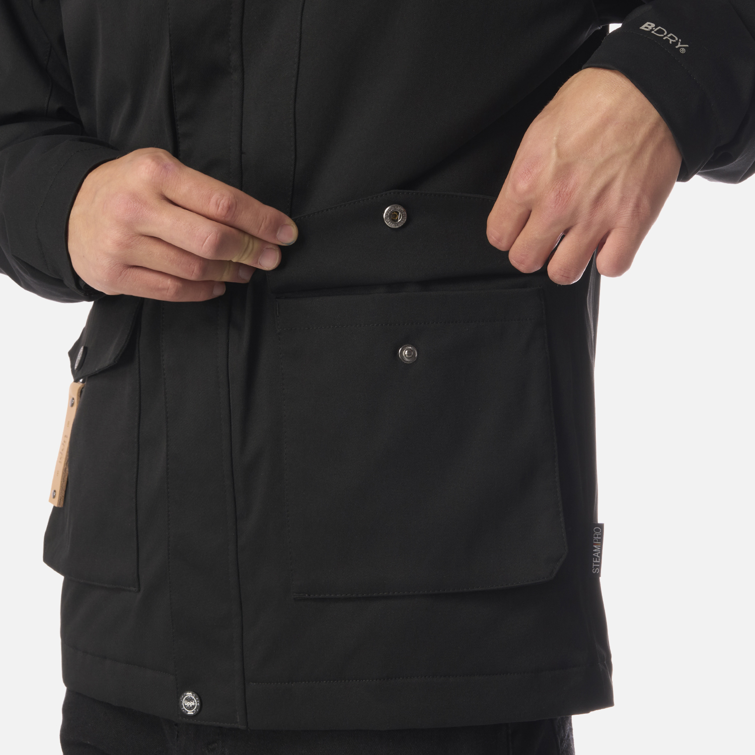 CHAQUETA TEEN BOY ROBLE B-DRY HOODY JACKET NEGRO LIPPI I26 - 5