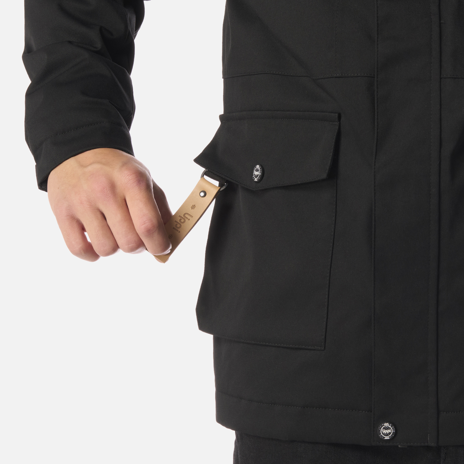 CHAQUETA TEEN BOY ROBLE B-DRY HOODY JACKET NEGRO LIPPI I26 - 6