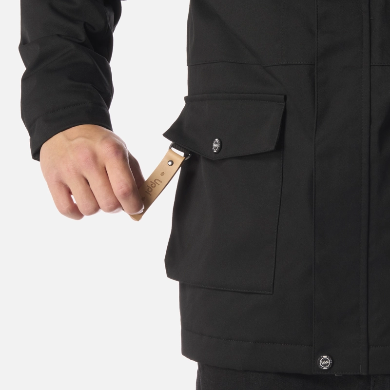 CHAQUETA TEEN BOY ROBLE B-DRY HOODY JACKET NEGRO LIPPI I26 - 6