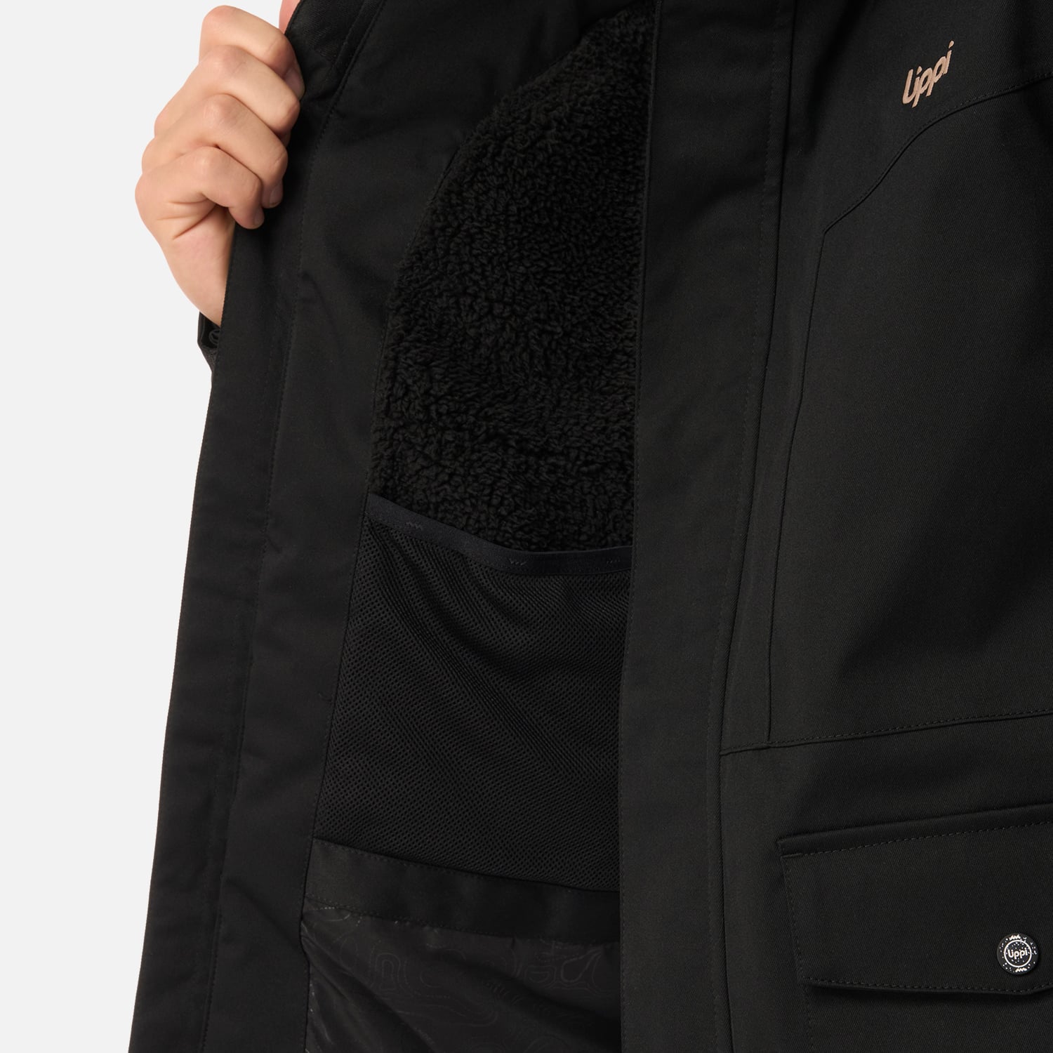 CHAQUETA TEEN BOY ROBLE B-DRY HOODY JACKET NEGRO LIPPI I26 - 7