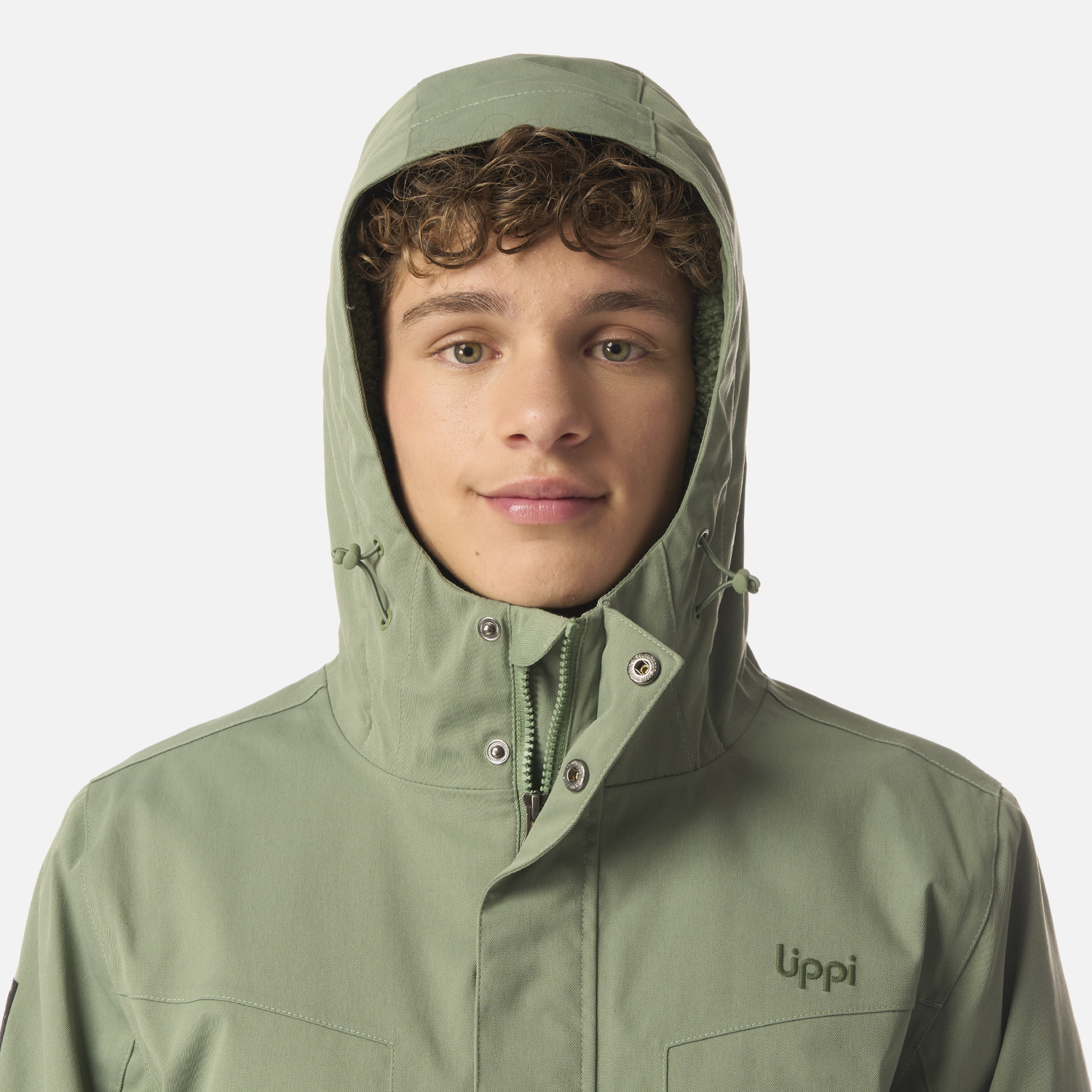 CHAQUETA TEEN BOY ROBLE B-DRY HOODY JACKET JADE OSCURO LIPPI I26 - 4