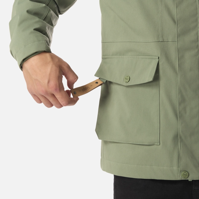 CHAQUETA TEEN BOY ROBLE B-DRY HOODY JACKET JADE OSCURO LIPPI I26 - 6