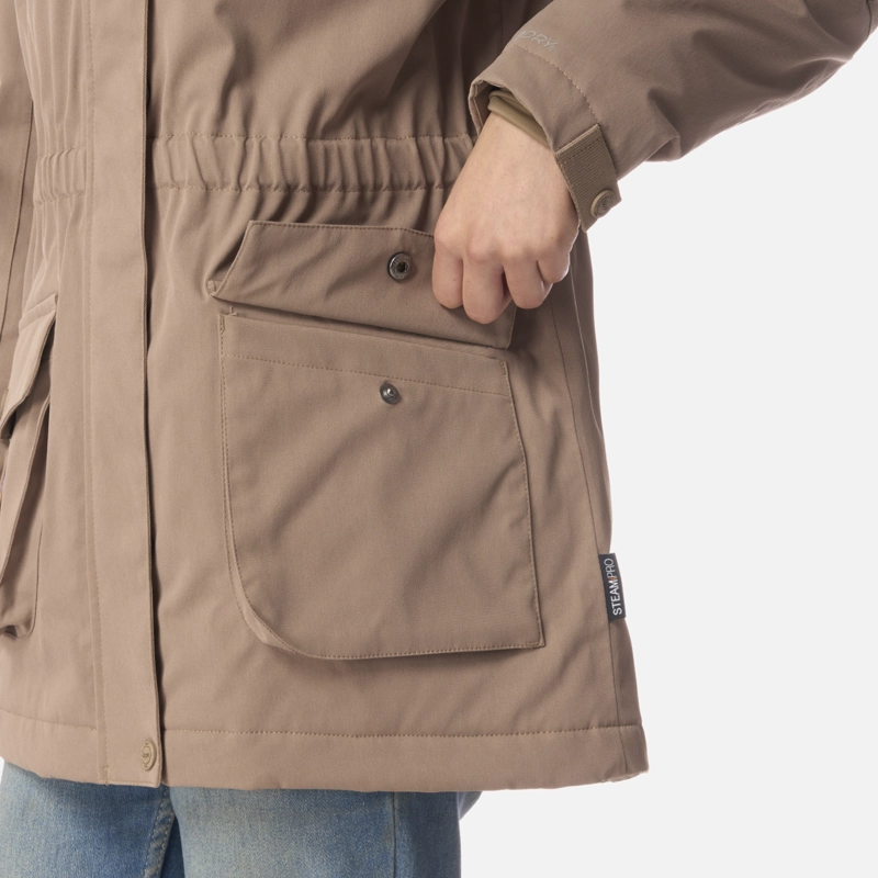 CHAQUETA TEEN GIRL ROBLE B-DRY HOODY JACKET CANELA LIPPI I26 - 6