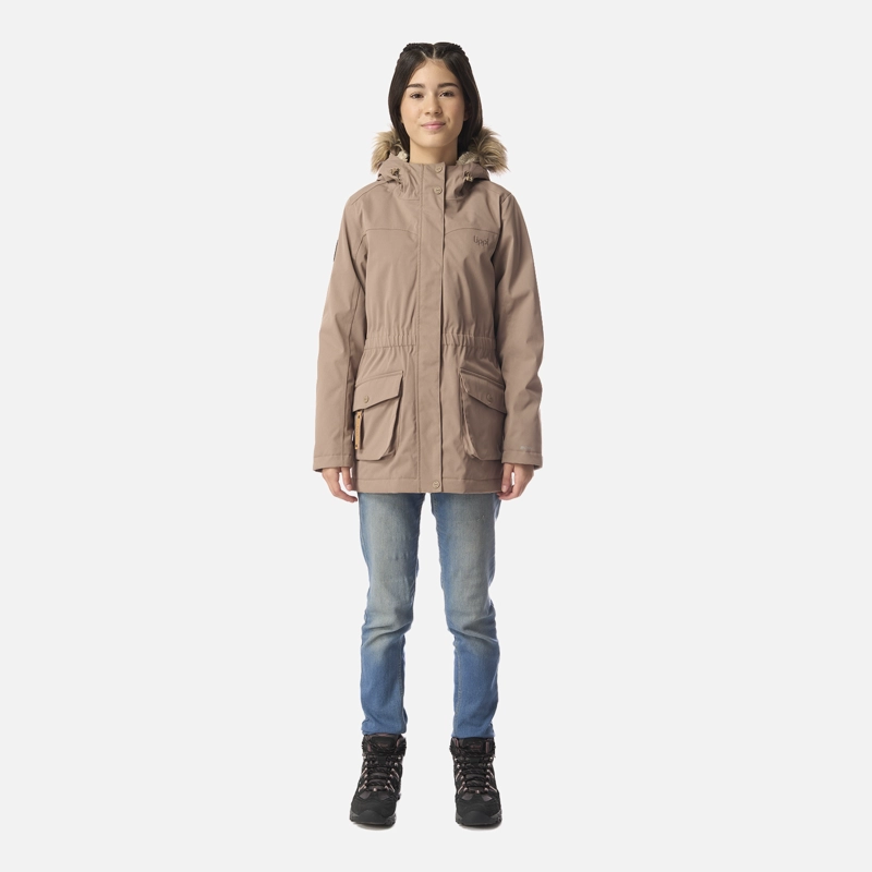 CHAQUETA TEEN GIRL ROBLE B-DRY HOODY JACKET CANELA LIPPI I26 - 9