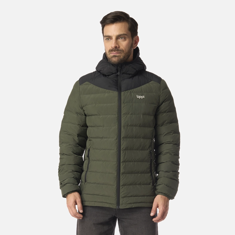 CHAQUETA HOMBRE SNOWMASS STEAM-PRO HOODY JACKET VERDE MILITAR LIPPI I26 - 1