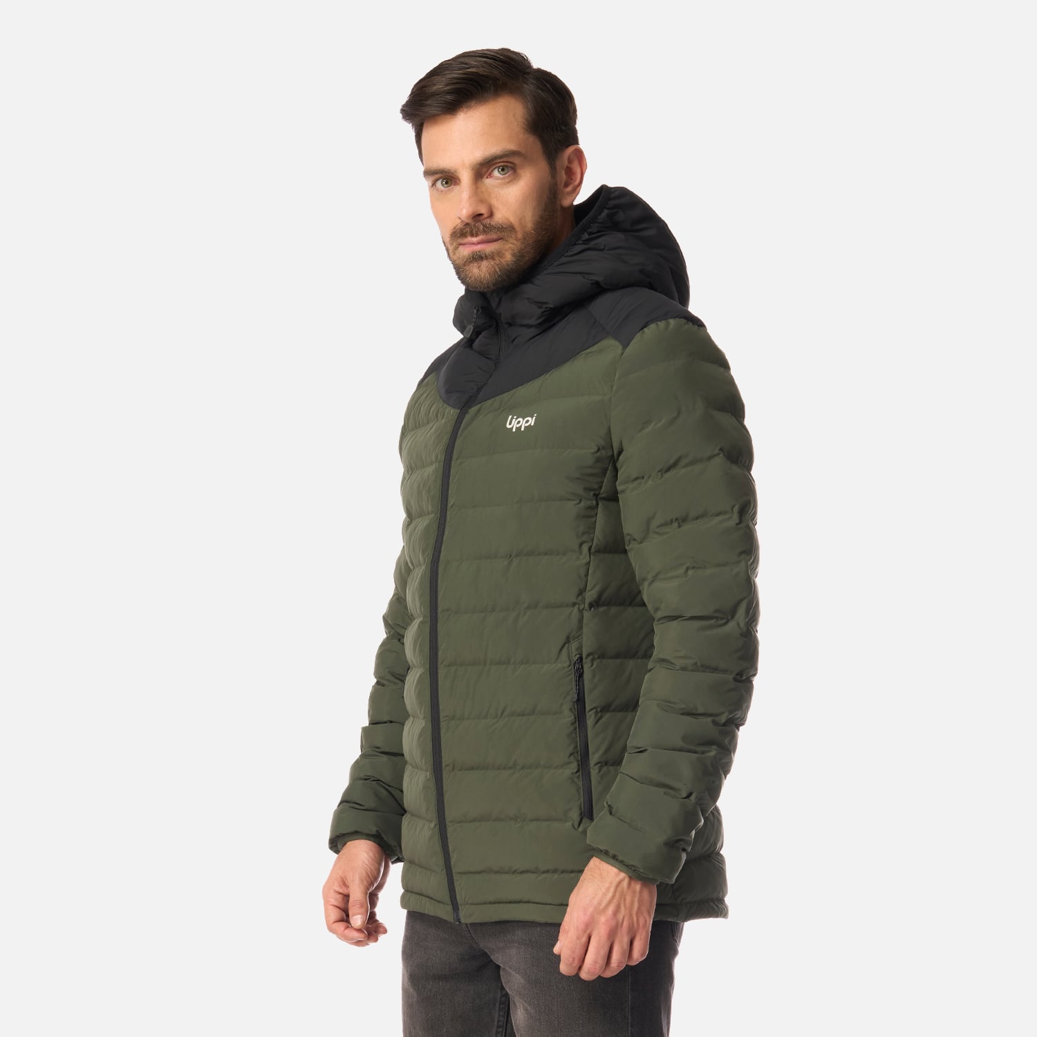 CHAQUETA HOMBRE SNOWMASS STEAM-PRO HOODY JACKET VERDE MILITAR LIPPI I26 - 2