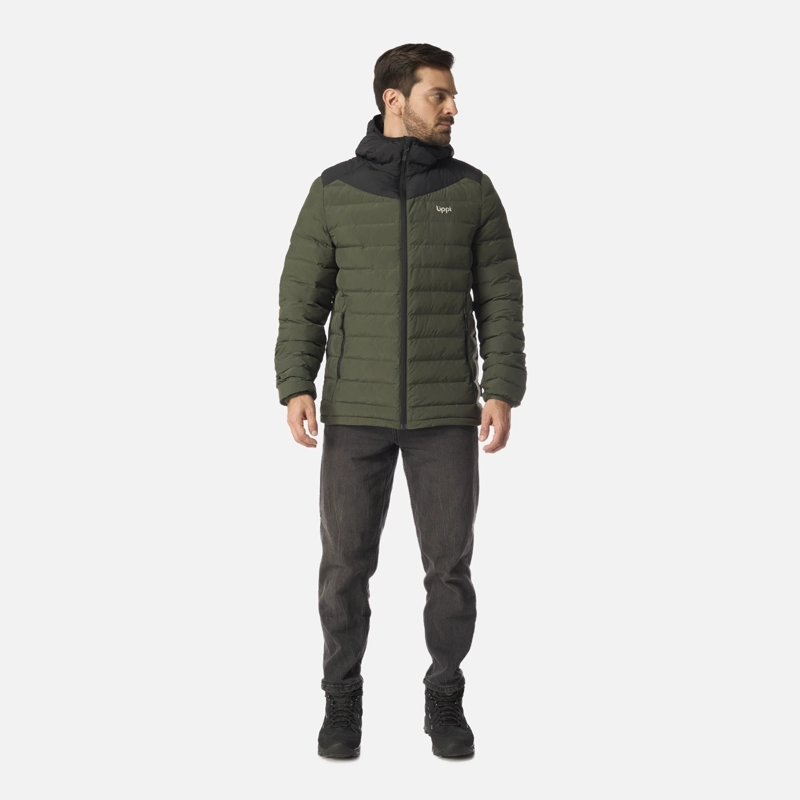 CHAQUETA HOMBRE SNOWMASS STEAM-PRO HOODY JACKET VERDE MILITAR LIPPI I26 - 6