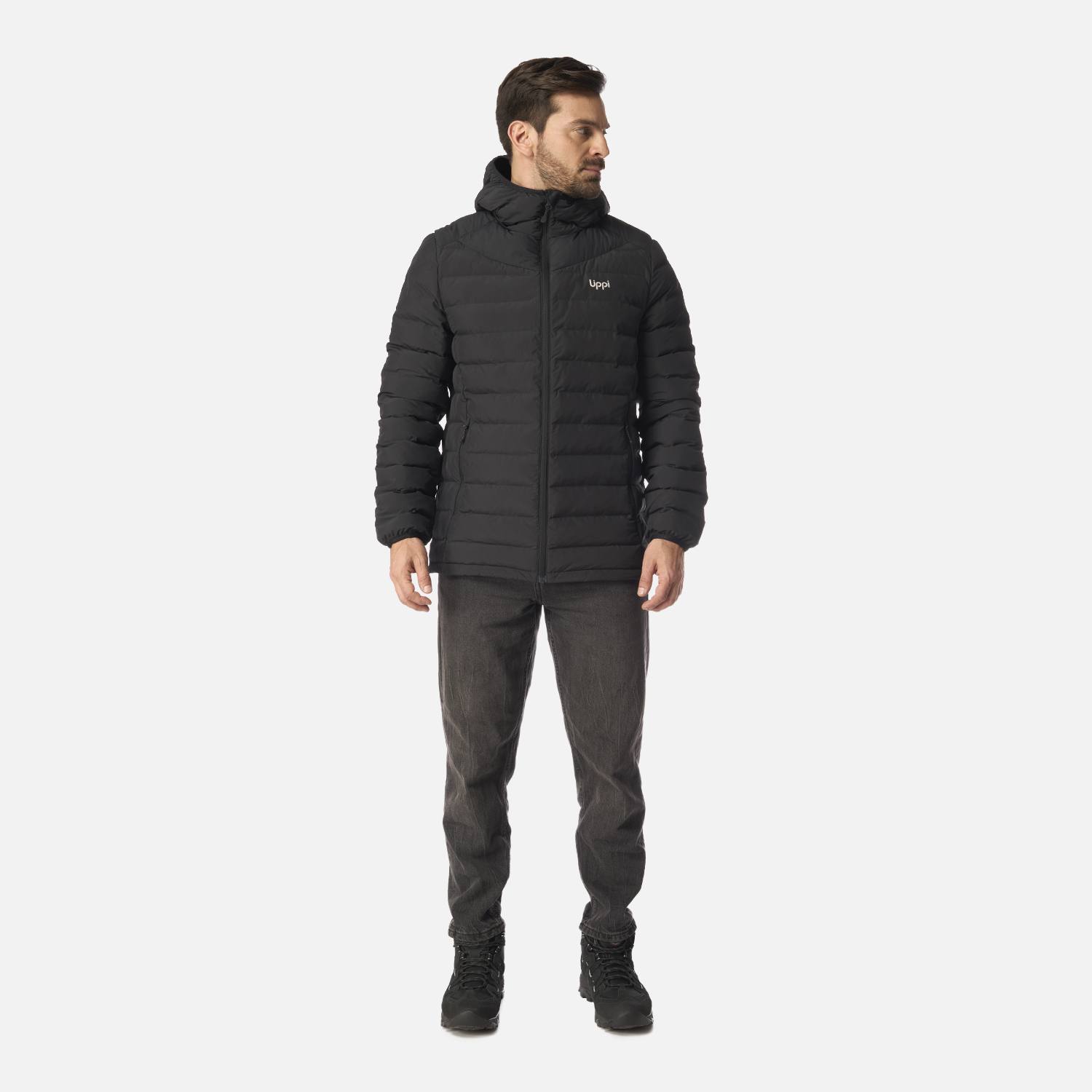 CHAQUETA HOMBRE SNOWMASS STEAM-PRO HOODY JACKET NEGRO LIPPI I26 - 6
