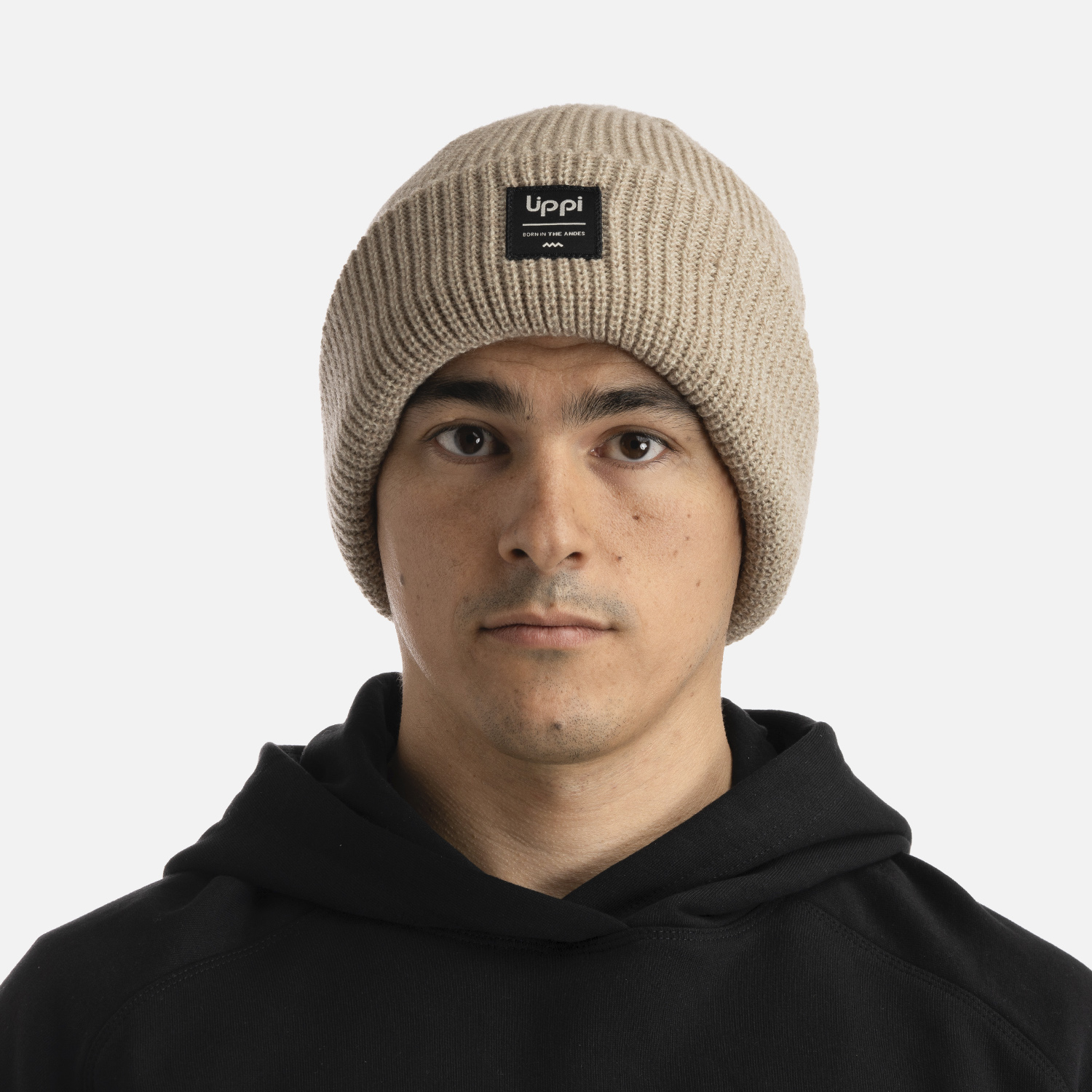 GORRO UNISEX FLY LINE BLEND-PRO BEANIE CREMA MELANGE LIPPI I26 - 2
