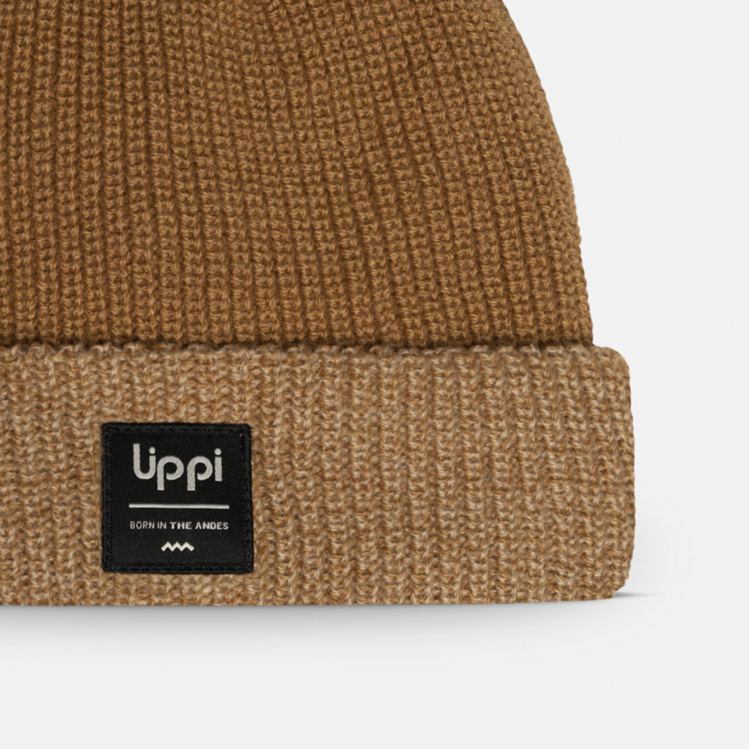 GORRO UNISEX FLY LINE POM BLEND-PRO BEANIE CAMEL MELANGE LIPPI I26 - 2