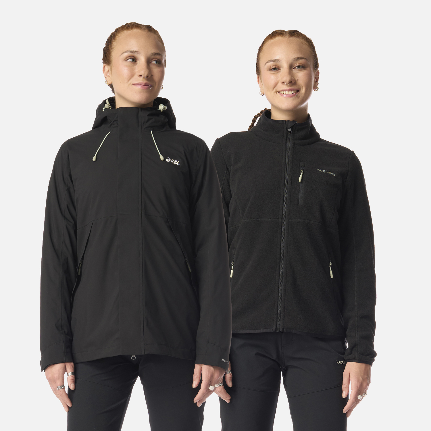 CHAQUETA MUJER ESCARCHA NEGRO HAKA HONU I26 - 1