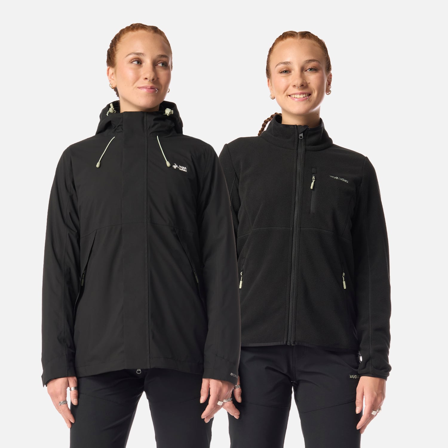 CHAQUETA MUJER ESCARCHA NEGRO HAKA HONU I26 - 1