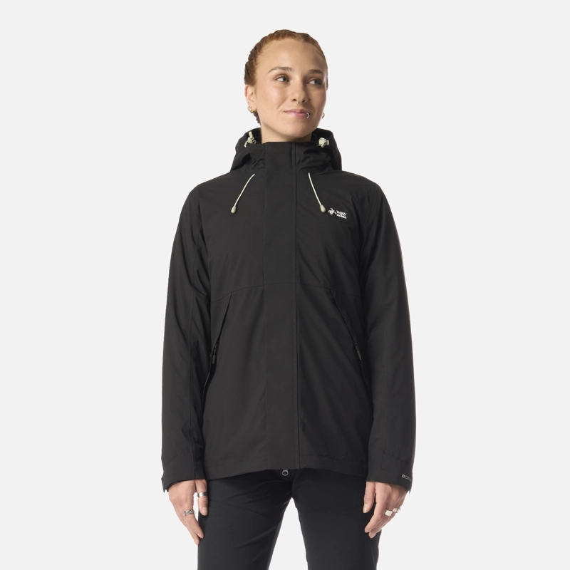 CHAQUETA MUJER ESCARCHA NEGRO HAKA HONU I26 - 2