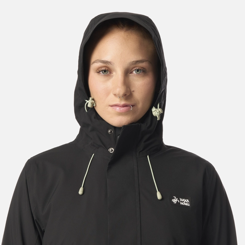 CHAQUETA MUJER ESCARCHA NEGRO HAKA HONU I26 - 4