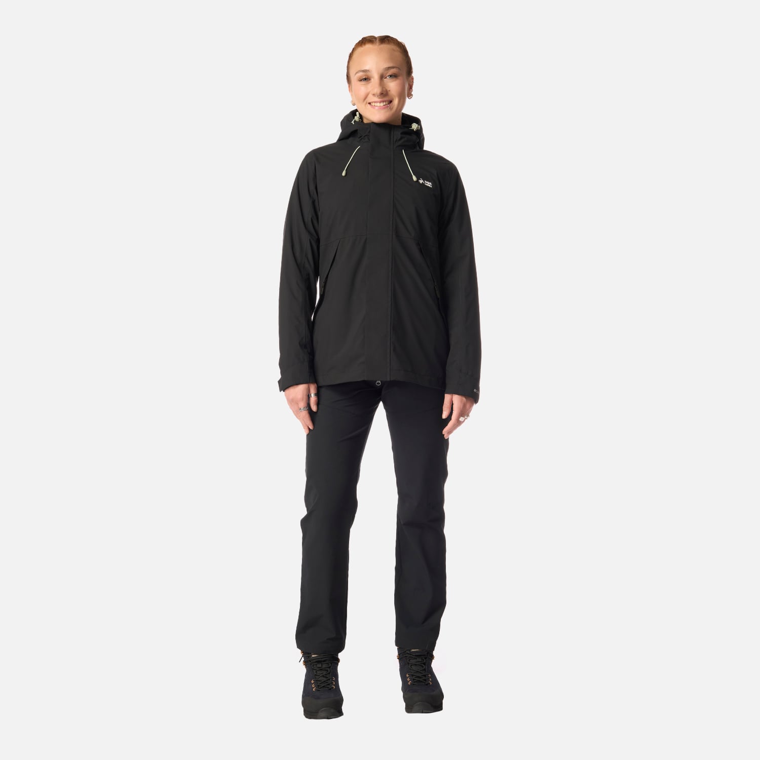 CHAQUETA MUJER ESCARCHA NEGRO HAKA HONU I26 - 8