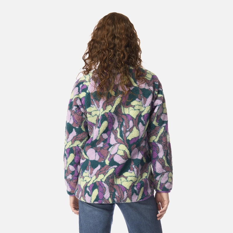 POLAR MUJER ZIP-PORRITO PRINT MORADO HAKA HONU I26 - 3
