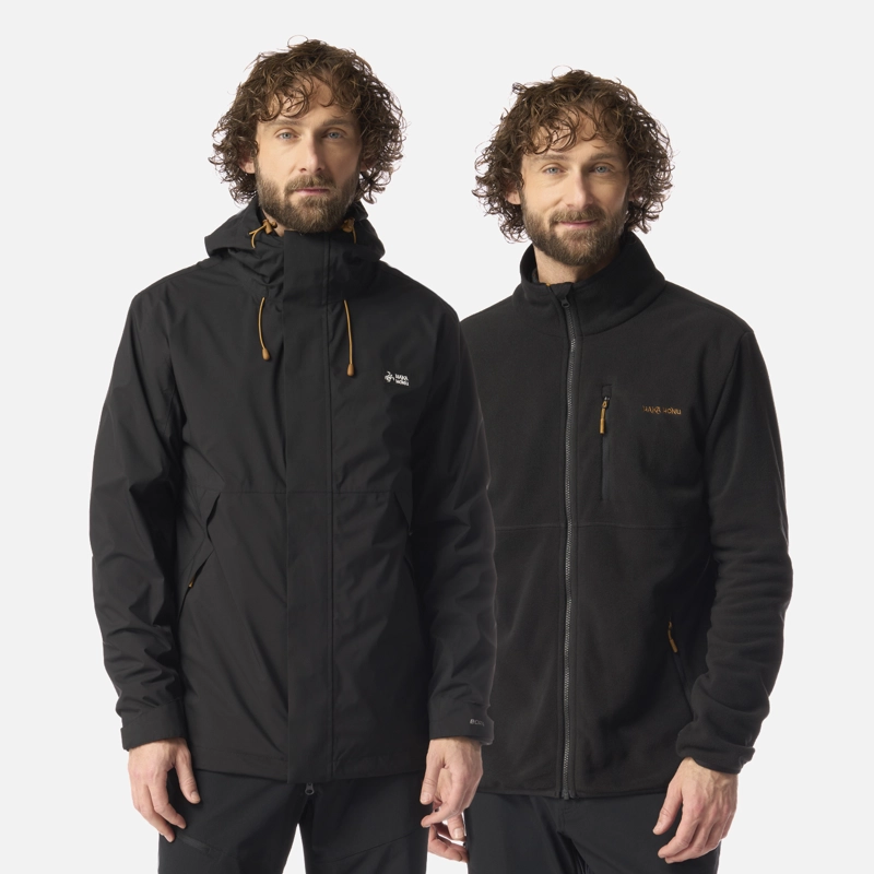 CHAQUETA HOMBRE ESCARCHA NEGRO HAKA HONU I26 - 1