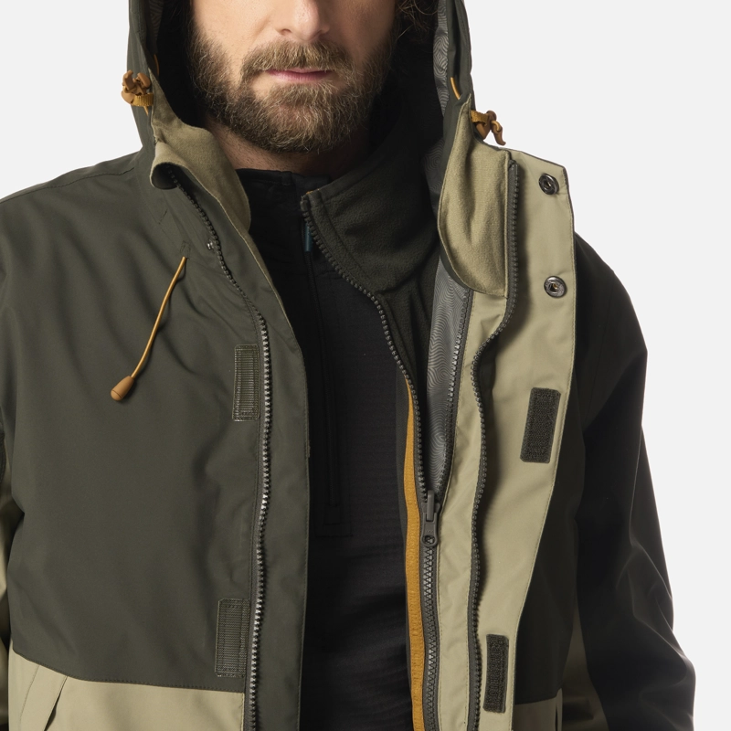 CHAQUETA HOMBRE ESCARCHA VERDE MILITAR HAKA HONU - 6