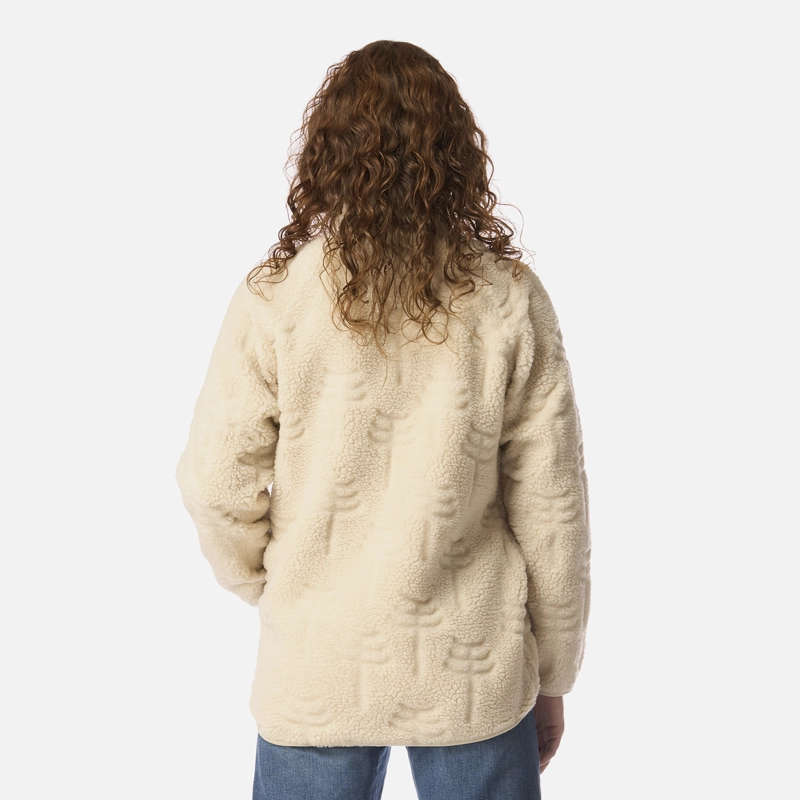 POLAR MUJER ZIP-PORRITO CREMA HAKA HONU I26 - 3