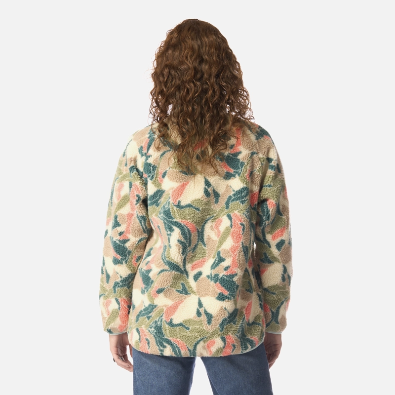 POLAR MUJER ZIP-PORRITO PRINT CELESTE HAKA HONU I26 - 3