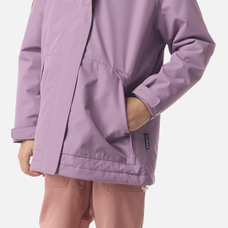 CHAQUETA NIÑA COLD PLACE B-DRY HOODY JACKET PURPURA CLARO LIPPI I26 - 5