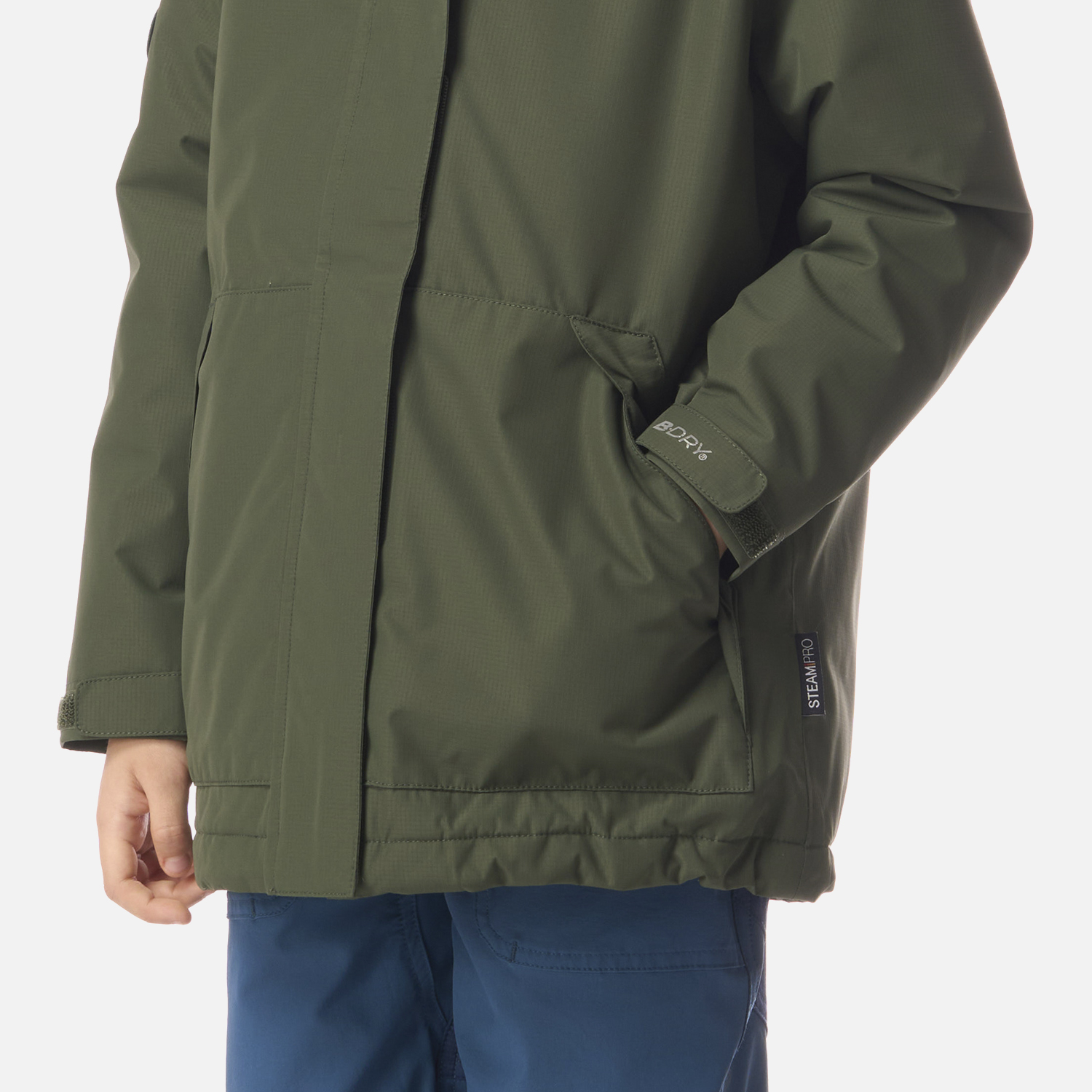 CHAQUETA NIÑO COLD PLACE B-DRY HOODY JACKET VERDE MILITAR LIPPI I26 - 5