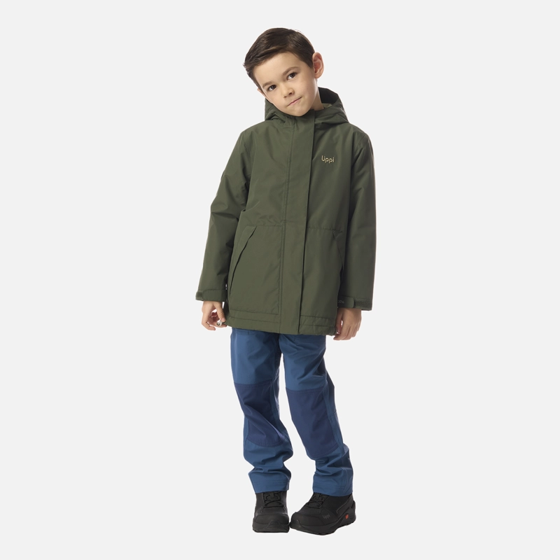 CHAQUETA NIÑO COLD PLACE B-DRY HOODY JACKET VERDE MILITAR LIPPI I26 - 6