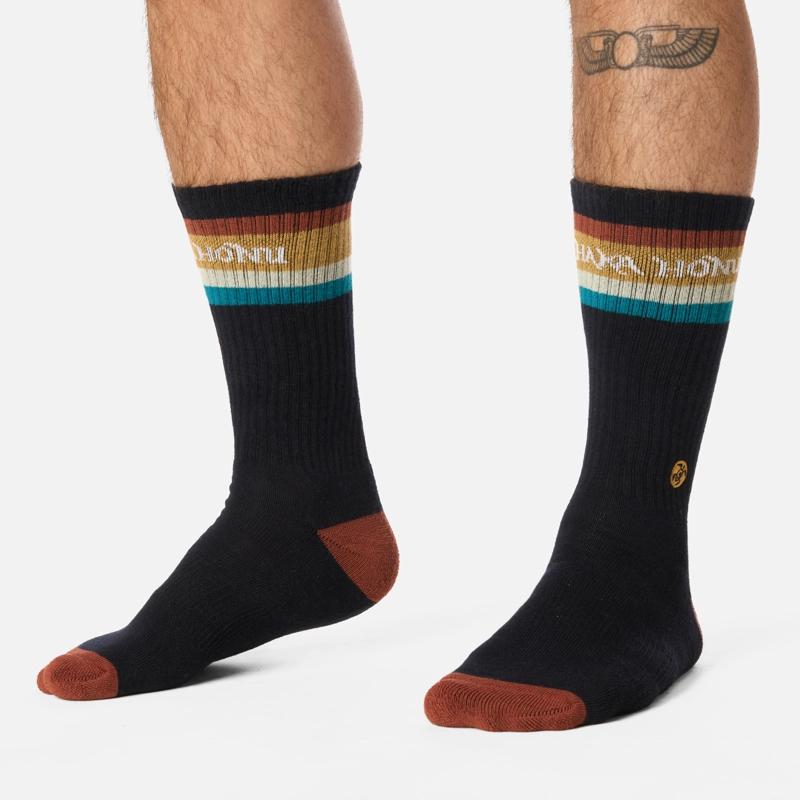 CALCETIN HOMBRE LAS TRES PUNTAS PACK MEDIO MULTICOLOR HAKA HONU - 4