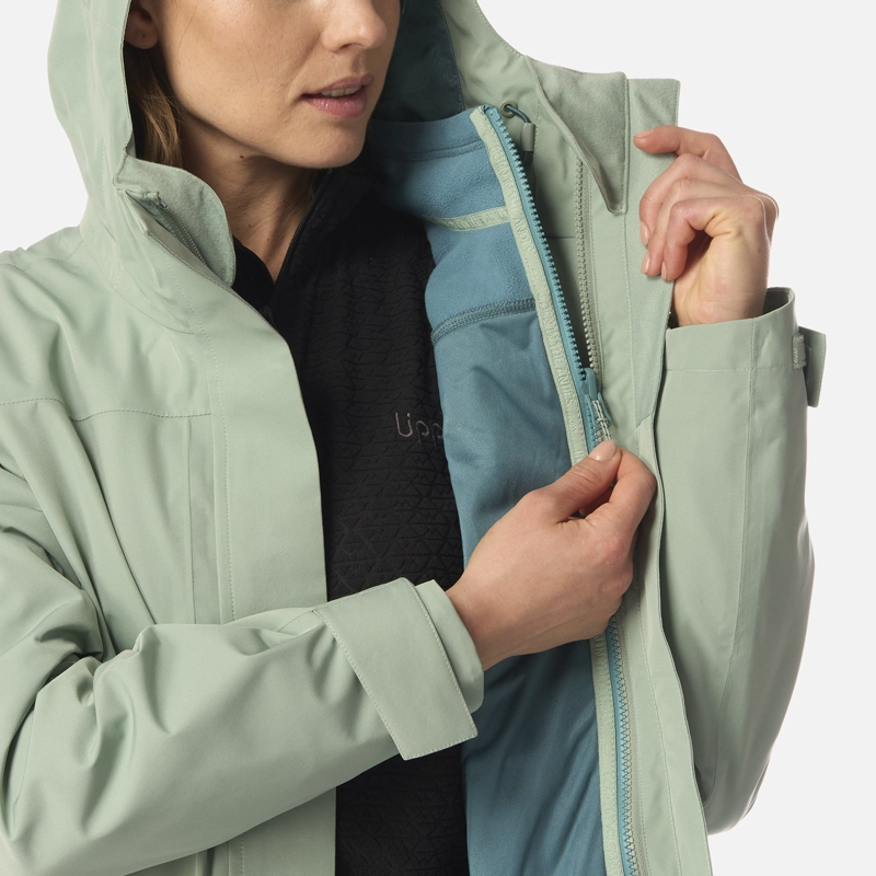 CHAQUETA MUJER TRES CRUCES FUSION-3 HOODY JACKET JADE LIPPI I26 - 6