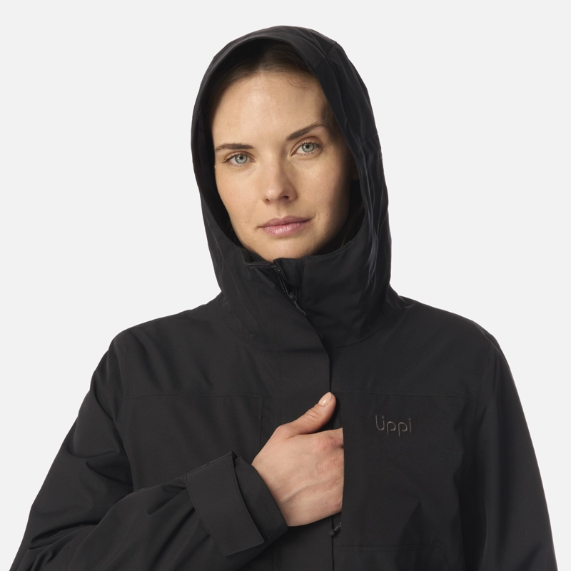 CHAQUETA MUJER TRES CRUCES FUSION-3 HOODY JACKET NEGRO LIPPI I26 - 4