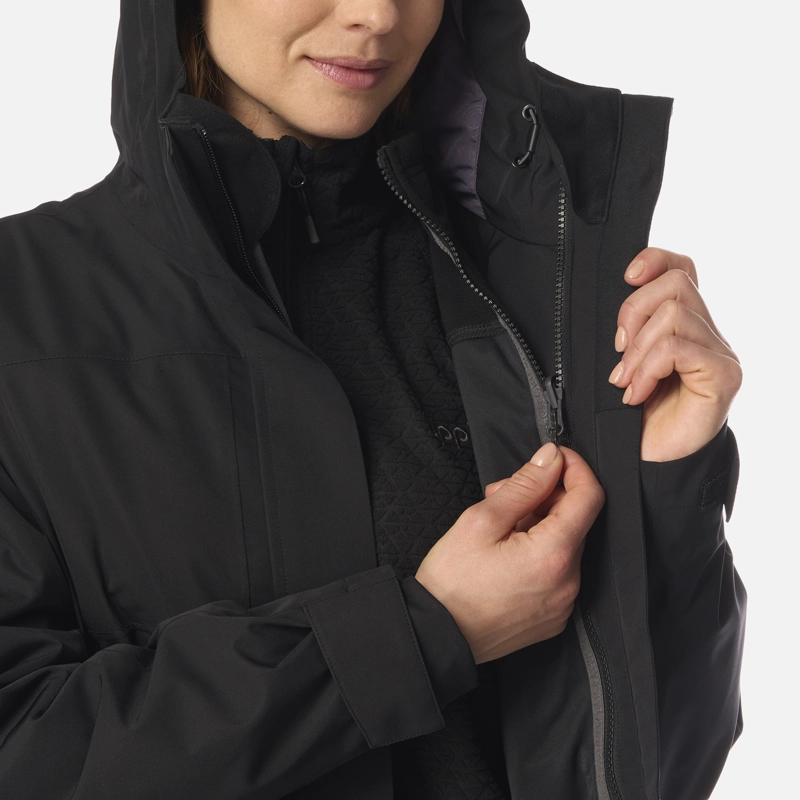 CHAQUETA MUJER TRES CRUCES FUSION-3 HOODY JACKET NEGRO LIPPI I26 - 6